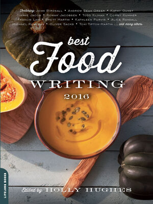 Best Food Writing 2016 - ebook